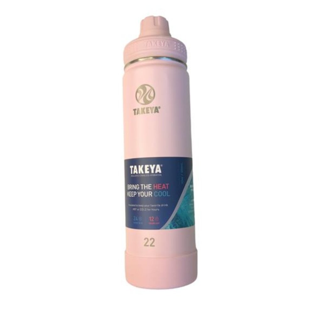 Takeya Actives 22 oz Vacuum Insulated Stainless Steel Water Bottle